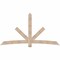 Ekena Millwork Alberta Smooth Timber Gable Bracket, Douglas Fir, 96"W x 52"H x 1 1/2"D x 5 1/2"F, 13/12 Pitch GBW096X52X0206ALB00SDF - alternate 1